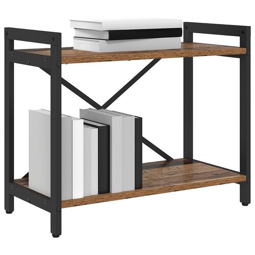 Bogreol Gammelt træ 60 x 30 x 48,5 cm Konstrueret træ