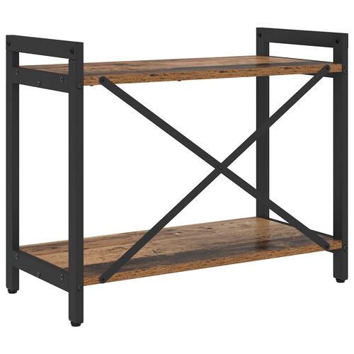 Bogreol Gammelt træ 60 x 30 x 48,5 cm Konstrueret træ