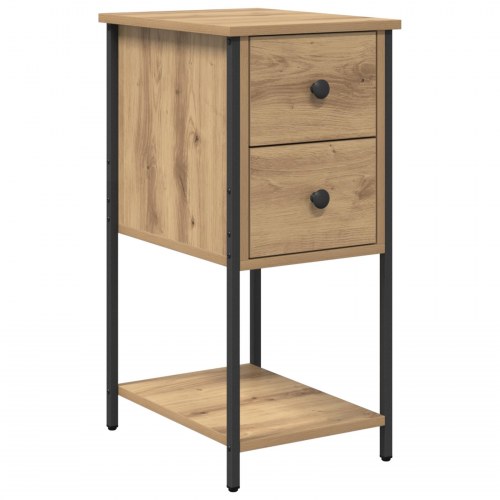 Sengebordssæt 2 stk. artisan eg 32 x 42 x 70 cm