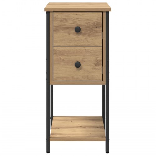 Sengebordssæt 2 stk. artisan eg 32 x 42 x 70 cm