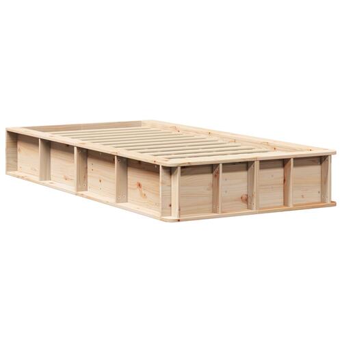Sengestel med opbevaring Brun 100 x 200 cm træ