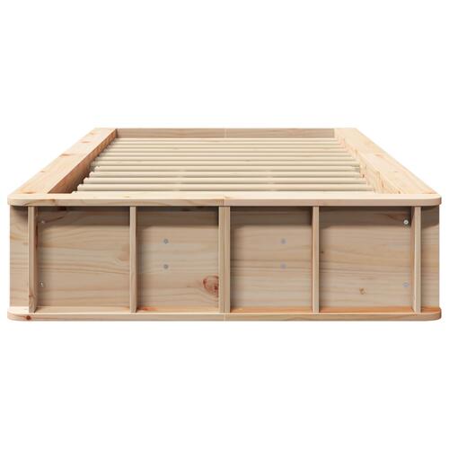 Sengestel med opbevaring Brun 100 x 200 cm træ