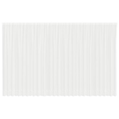 Lace Gardin med gardiner Hvid 750 x 300 cm Polyester