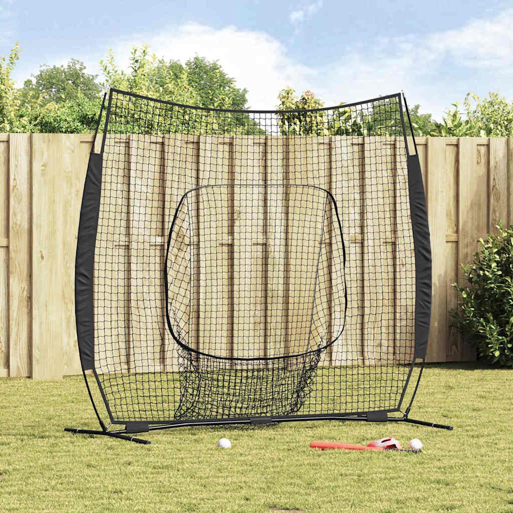 vidaXL Baseball & Softball Sort 250 x 106 x 209 cm Polyester