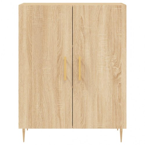 Højskab 69,5x34x180 cm konstrueret træ sonoma-eg