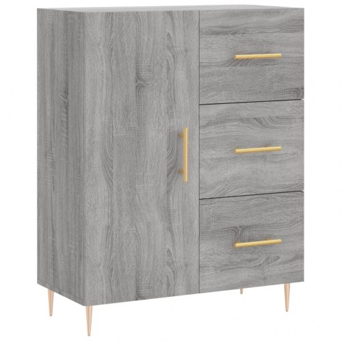 Højskab 69,5×34×180 cm i konstrueret træ - grå sonoma-eg