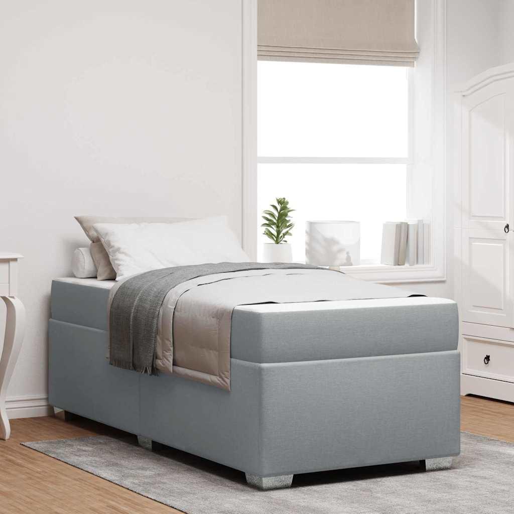 Sengestel Andet Lysegrå 100 x 200 cm Stof