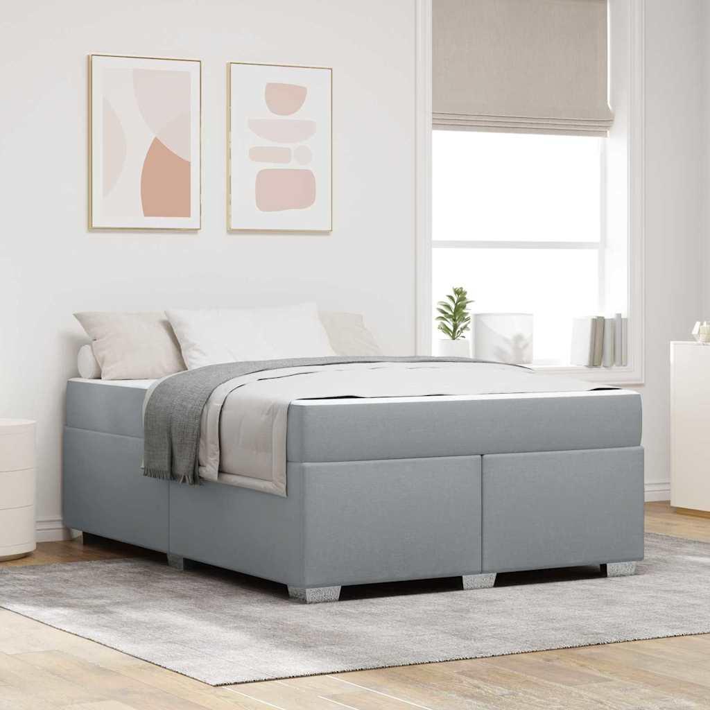 Sengestel Andet Lysegrå 160 x 200 cm Stof