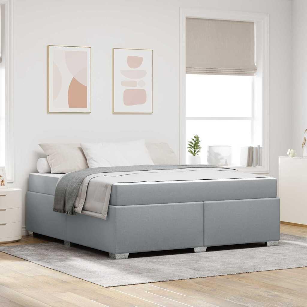 Sengestel Andet Lysegrå 180 x 200 cm Stof