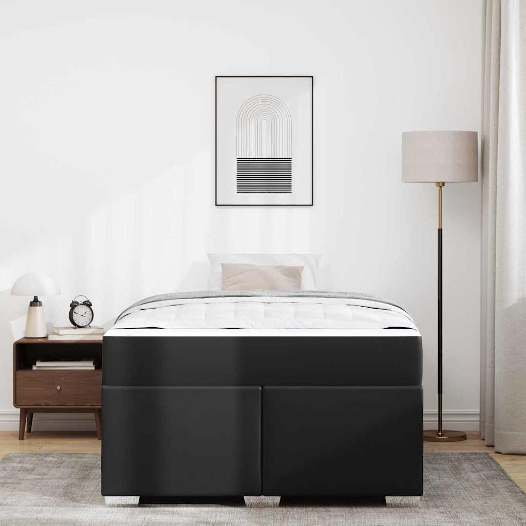 Sengestel Andet Sort 120 x 200 cm Kunstlæder
