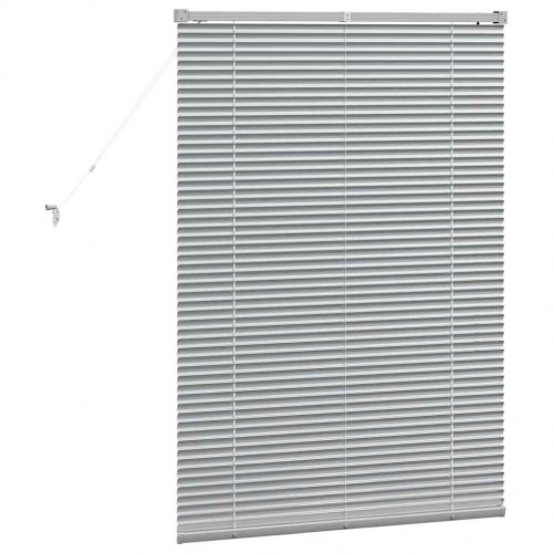 Persienner i aluminium - sølv 130 × 90 cm