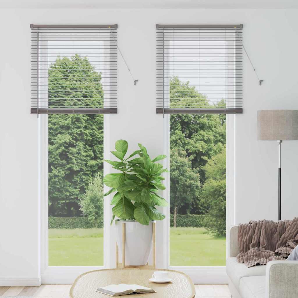 Persienner i aluminium - sølv 220 × 80 cm billede