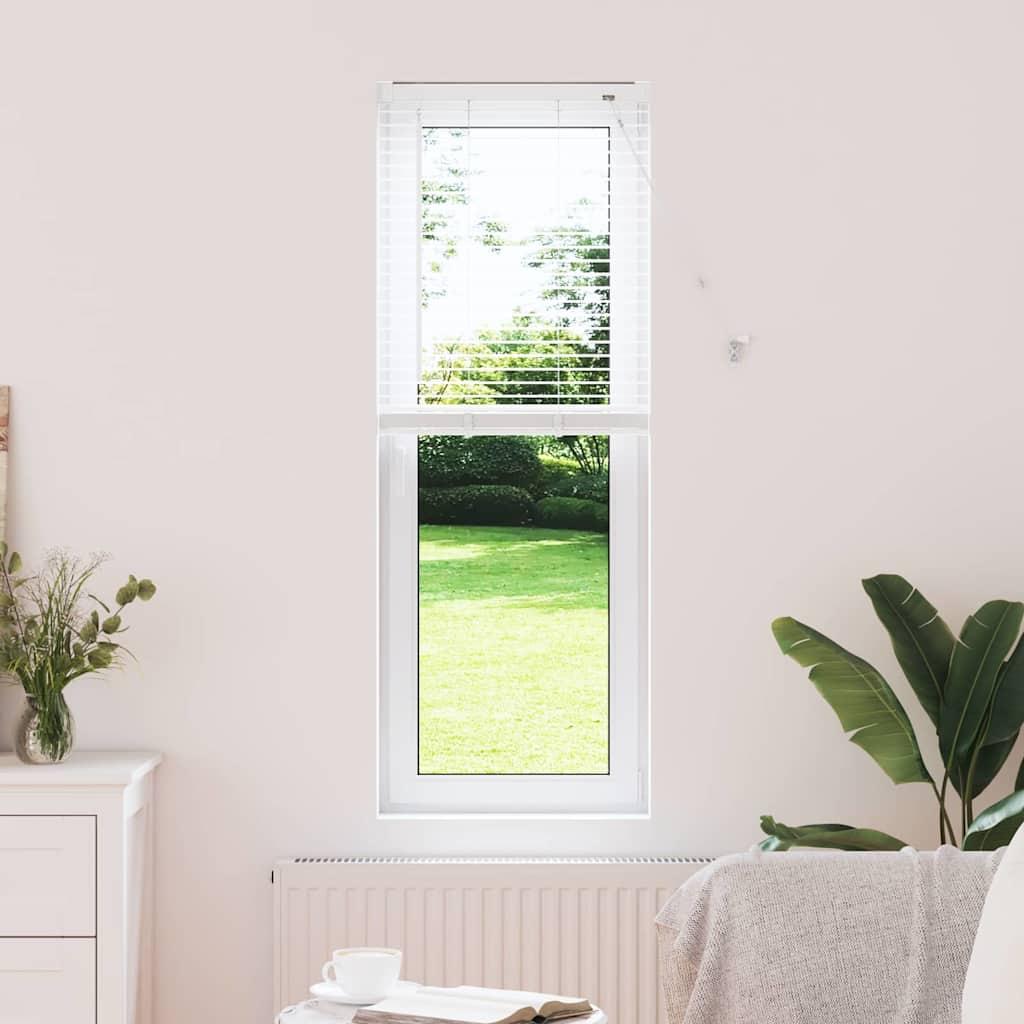 Persienne i aluminium - hvid 130 × 45 cm billede