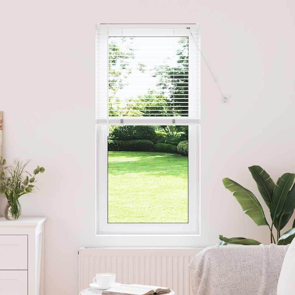 Persienne i aluminium - hvid 130 × 60 cm billede