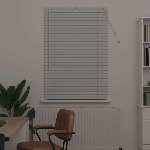 Persienne i aluminium - hvid 130 × 90 cm