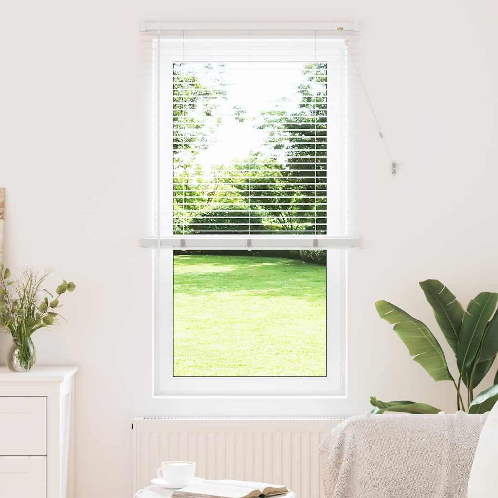 Persienne i aluminium - hvid 175 × 75 cm billede