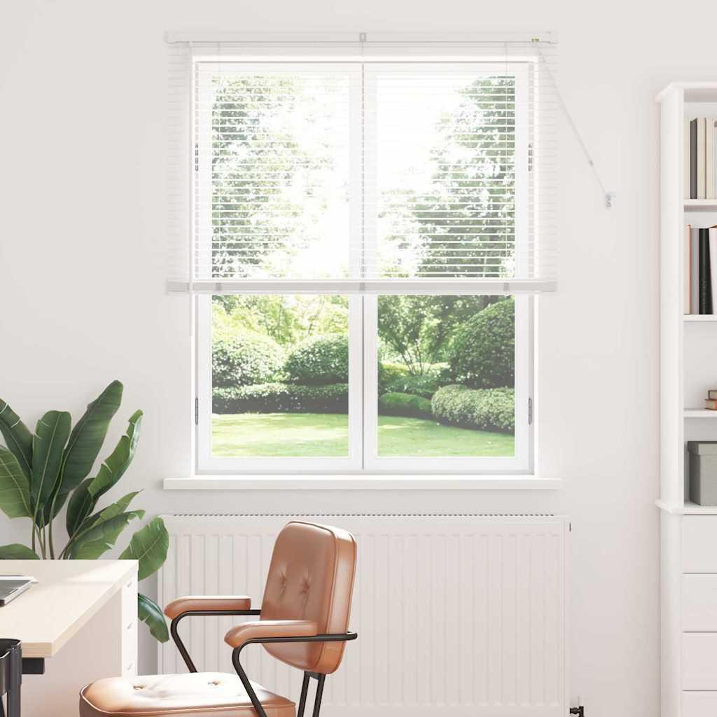 Persienne i aluminium - hvid 175 × 110 cm billede