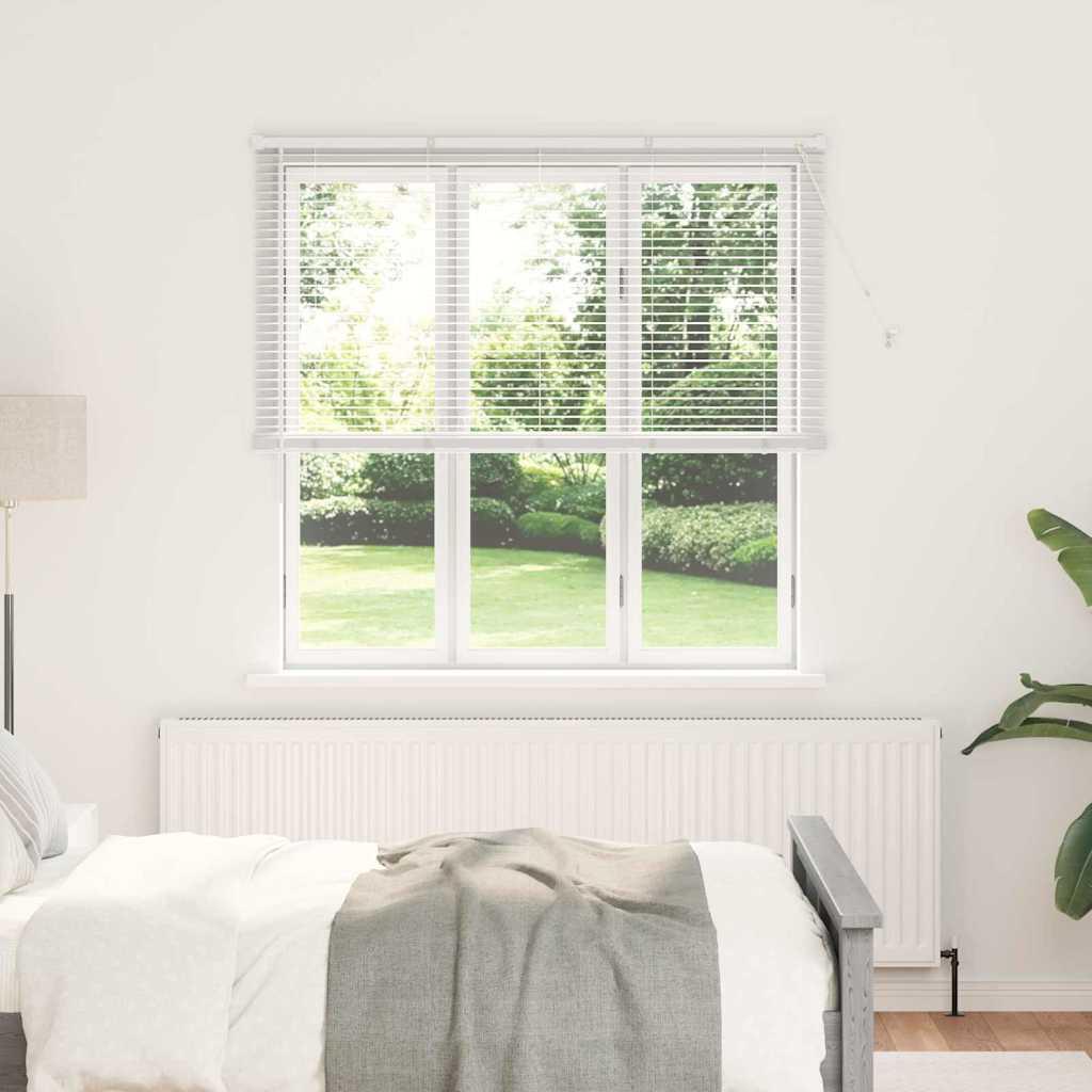 Persienner i aluminium - hvid 175 × 140 cm billede