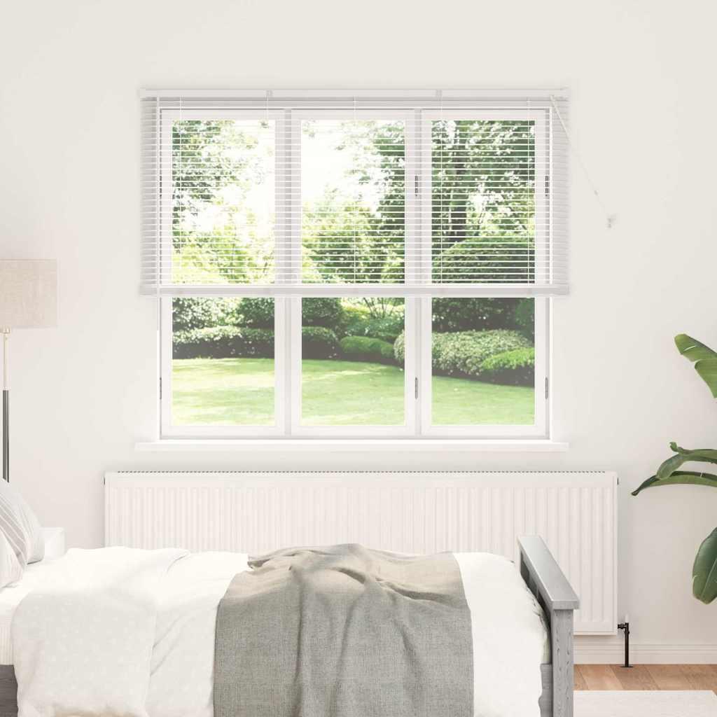 Persienne i aluminium - hvid 175 × 160 cm billede