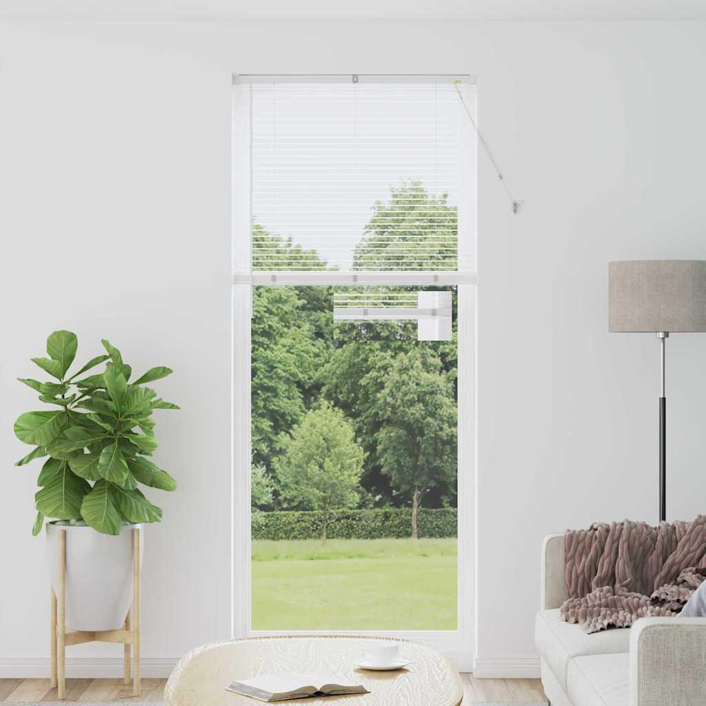 Persienner i aluminium - hvid 220 × 90 cm billede