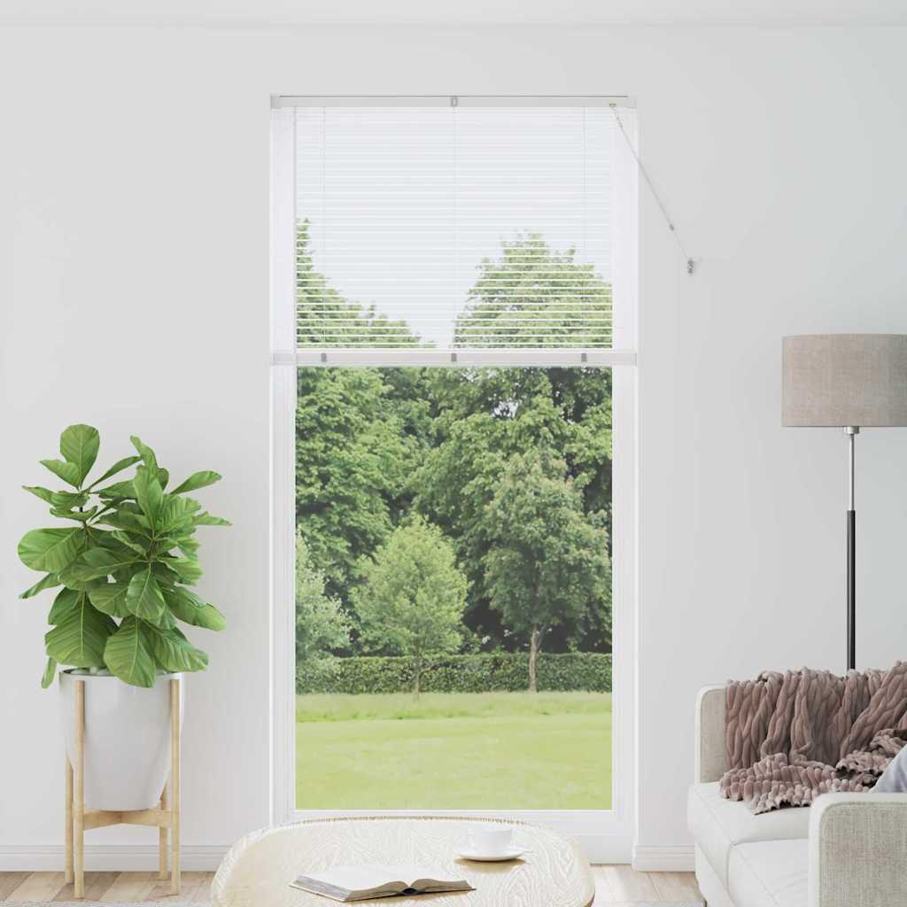 Persienner i aluminium - hvid 220 × 100 cm billede
