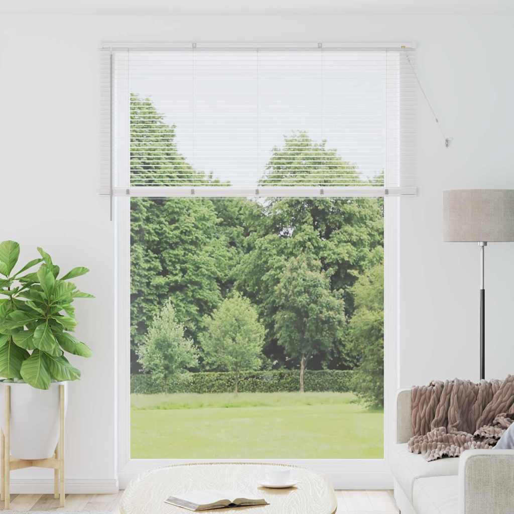 Persienne i aluminium - hvid 220 × 155 cm til indvendig montering billede