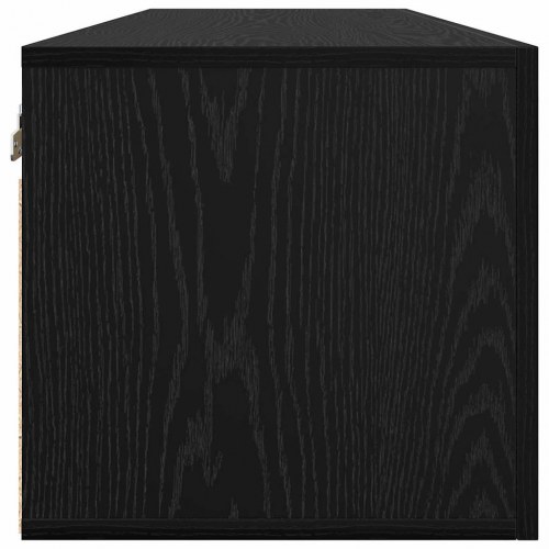 Vægskab 100 x 36,5 x 35 cm - sort eg