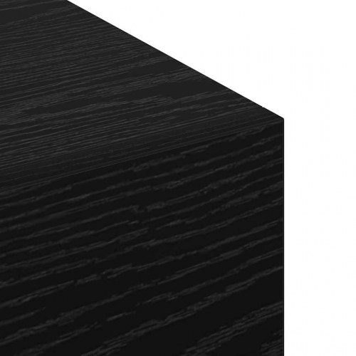 Vægskab 100 x 36,5 x 35 cm - sort eg