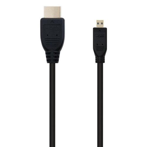 Mikro HDMI-kabel NANOCABLE 10.15.3502 1,8 m Sort