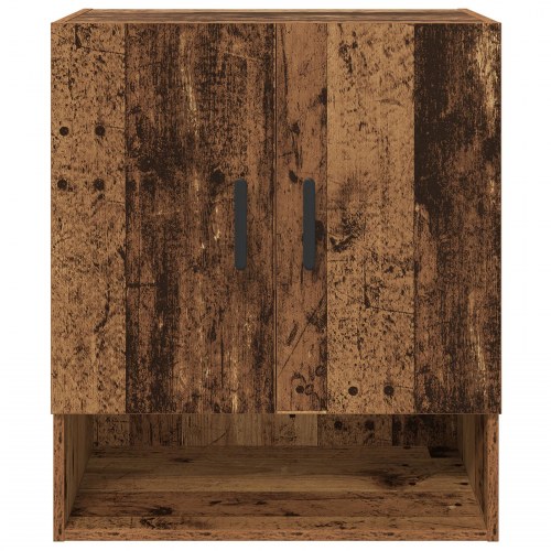 Vægmonteret skab 60 x 31 x 70 cm - gammelt træ