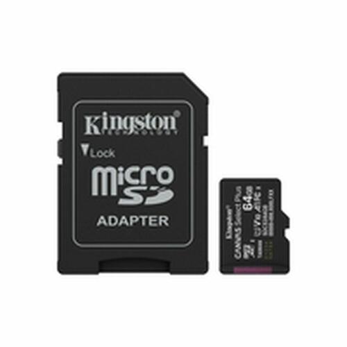Kingston microSDXC-hukommelseskort 64 GB med adapter