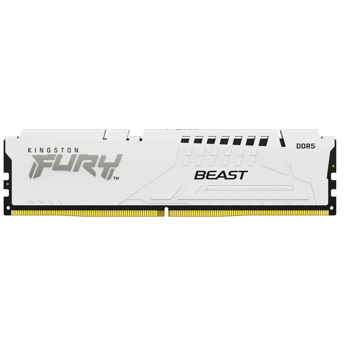 Kingston FURY Beast DDR5-6400 - 16GB - CL32 - Single Channel (1 pcs) - AMD EXPO & Intel XMP - Hvid