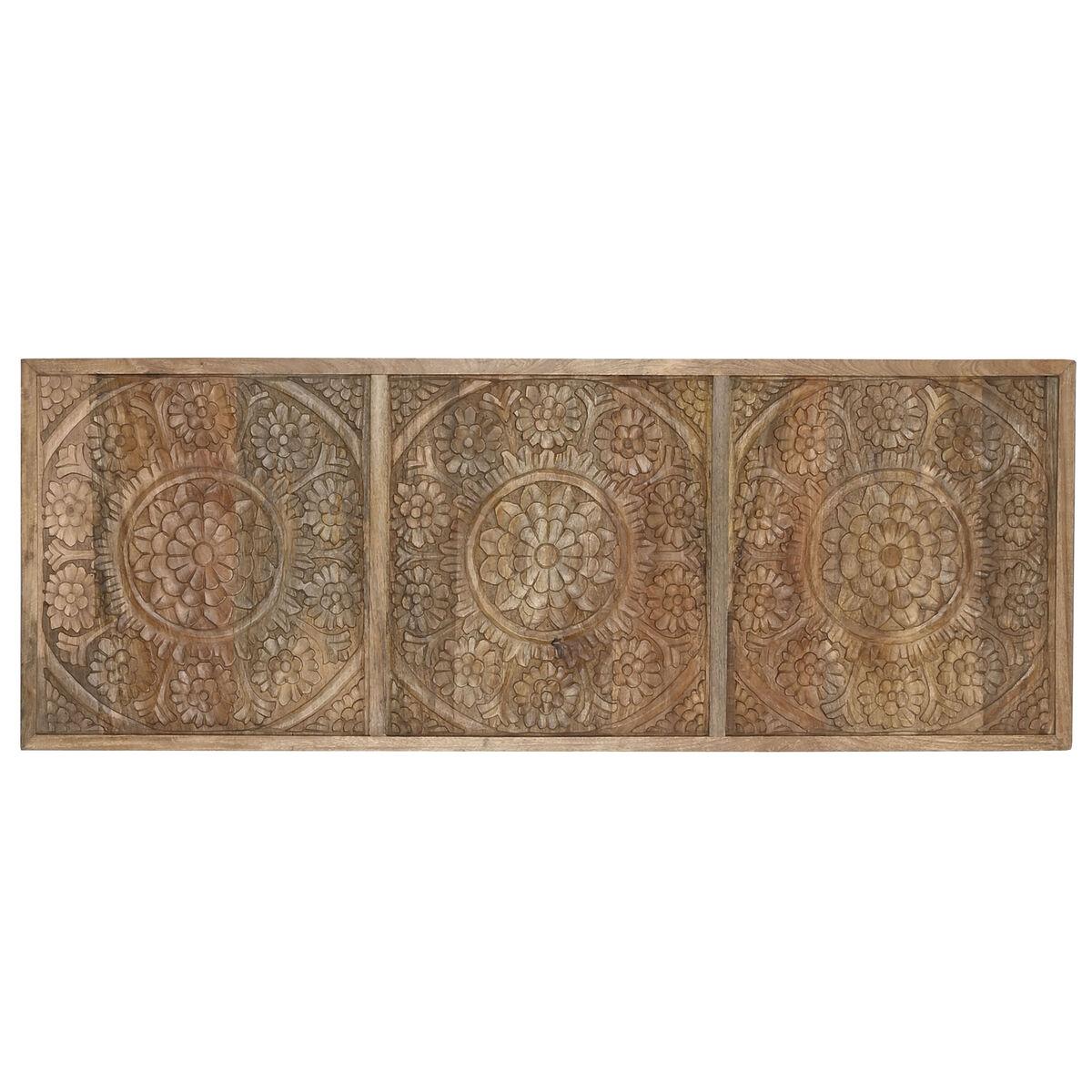 Sengegavl i mangotræ, natur - 162,5 × 3,5 × 60 cm