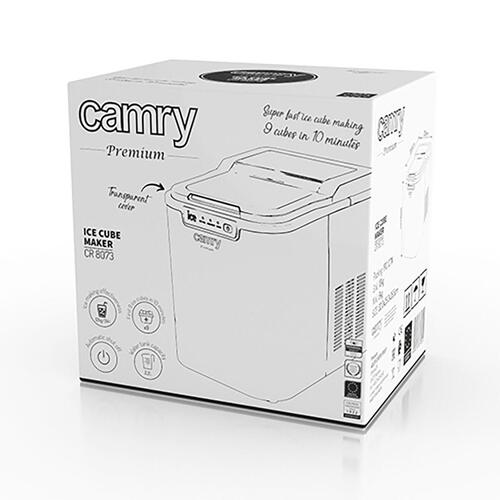 Camry isterningmaskine CR 8073 - hvid/grå, 2,2 l