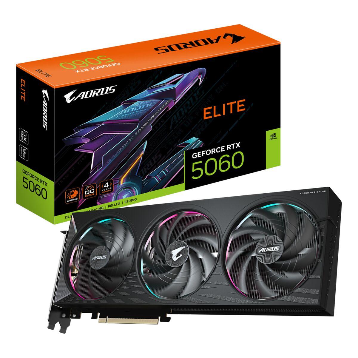 Gigabyte GeForce RTX 5060 8 GB GDDR7 (AORUS ELITE) grafikkort billede
