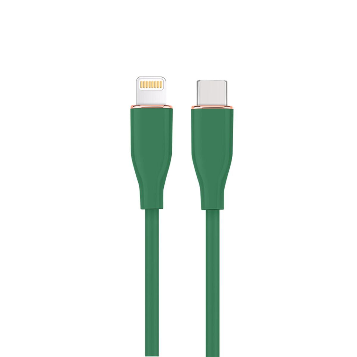 GEMBIRD USB‑C til Lightning lyskabel - Grøn, 1,5 m