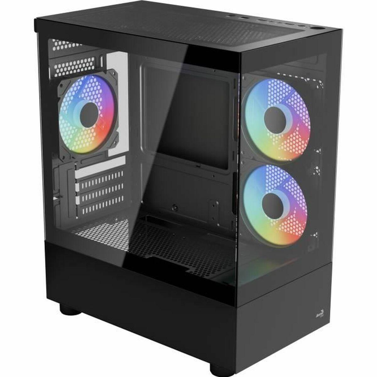 Aerocool Viewport Mini-G V1 ATX semitårn - sort, hærdet glas