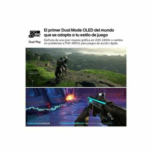 LG 32GS95UV-B 32" gaming skærm - 4K OLED, 240 Hz