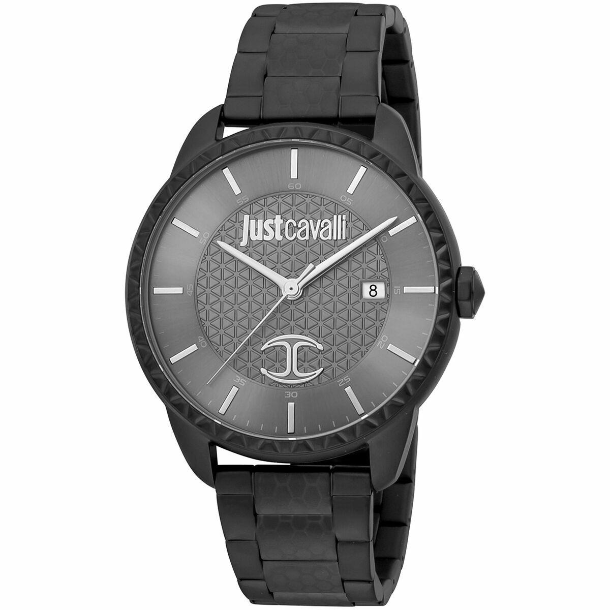 Herreur Just Cavalli JC1G176M0065 - sort/grå (Ø 42 mm)