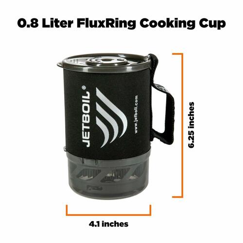 Jetboil MiniMo MCMCB-EU gaskomfur 0,8 l - sort