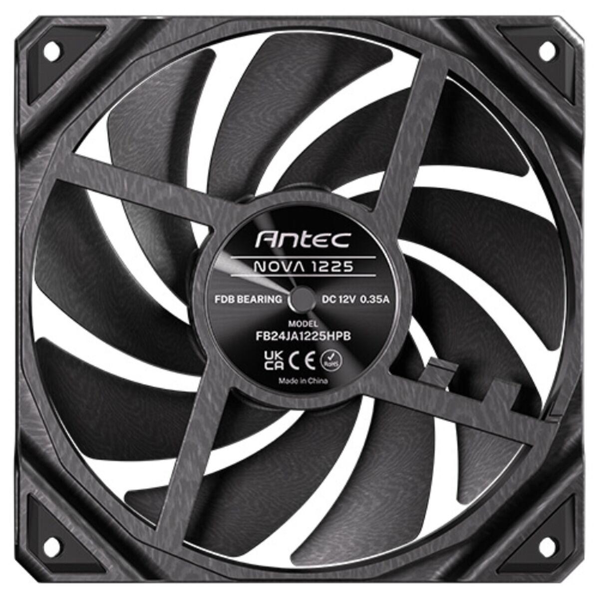 Antec NOVA 1225 120 mm PC-ventilator, sort