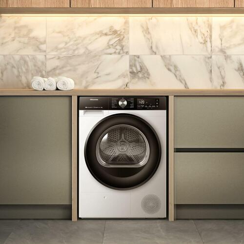 Hisense DH3S902BW3 kondensator-tørretumbler 9 kg - hvid
