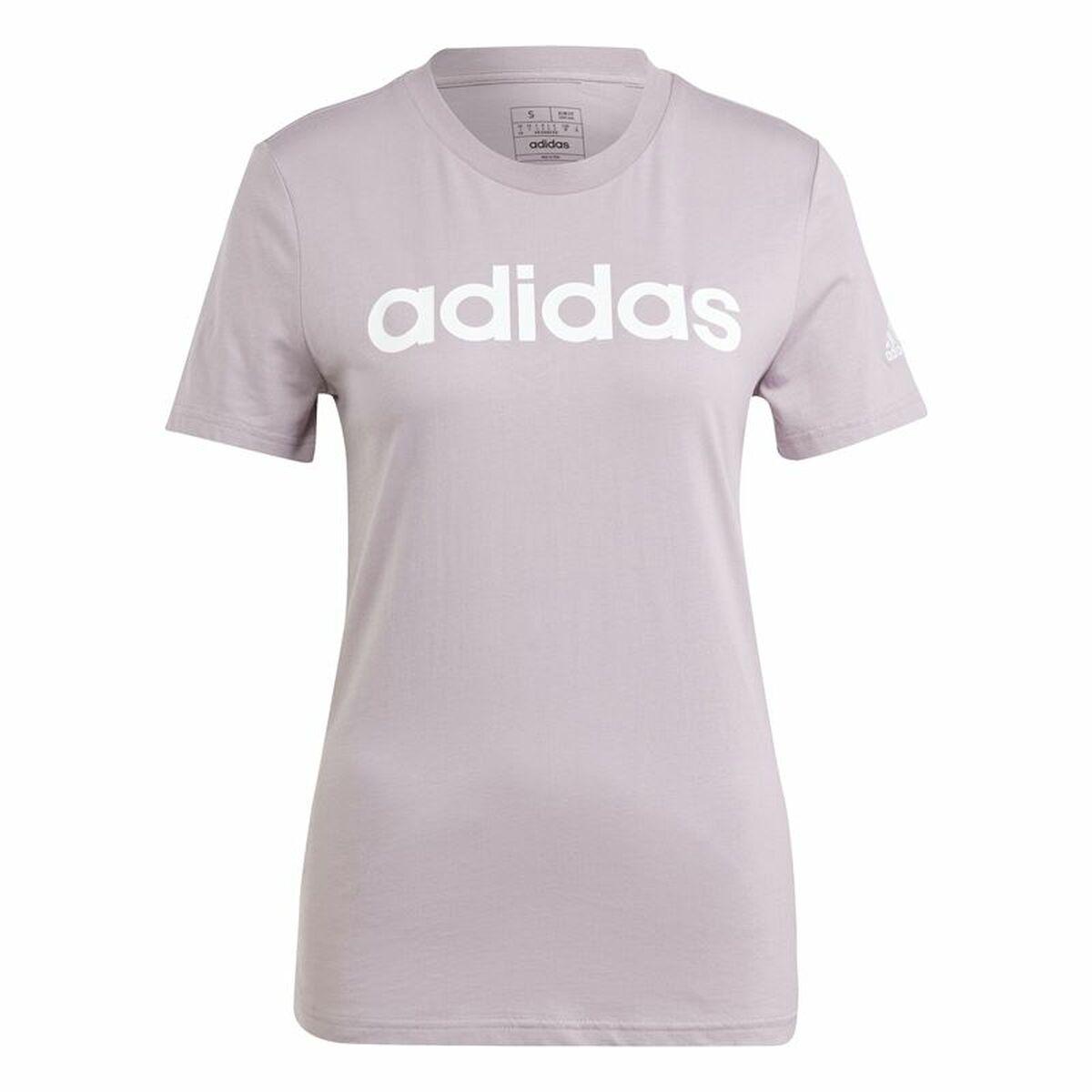 Adidas Linear kortærmet T-shirt til kvinder - XS