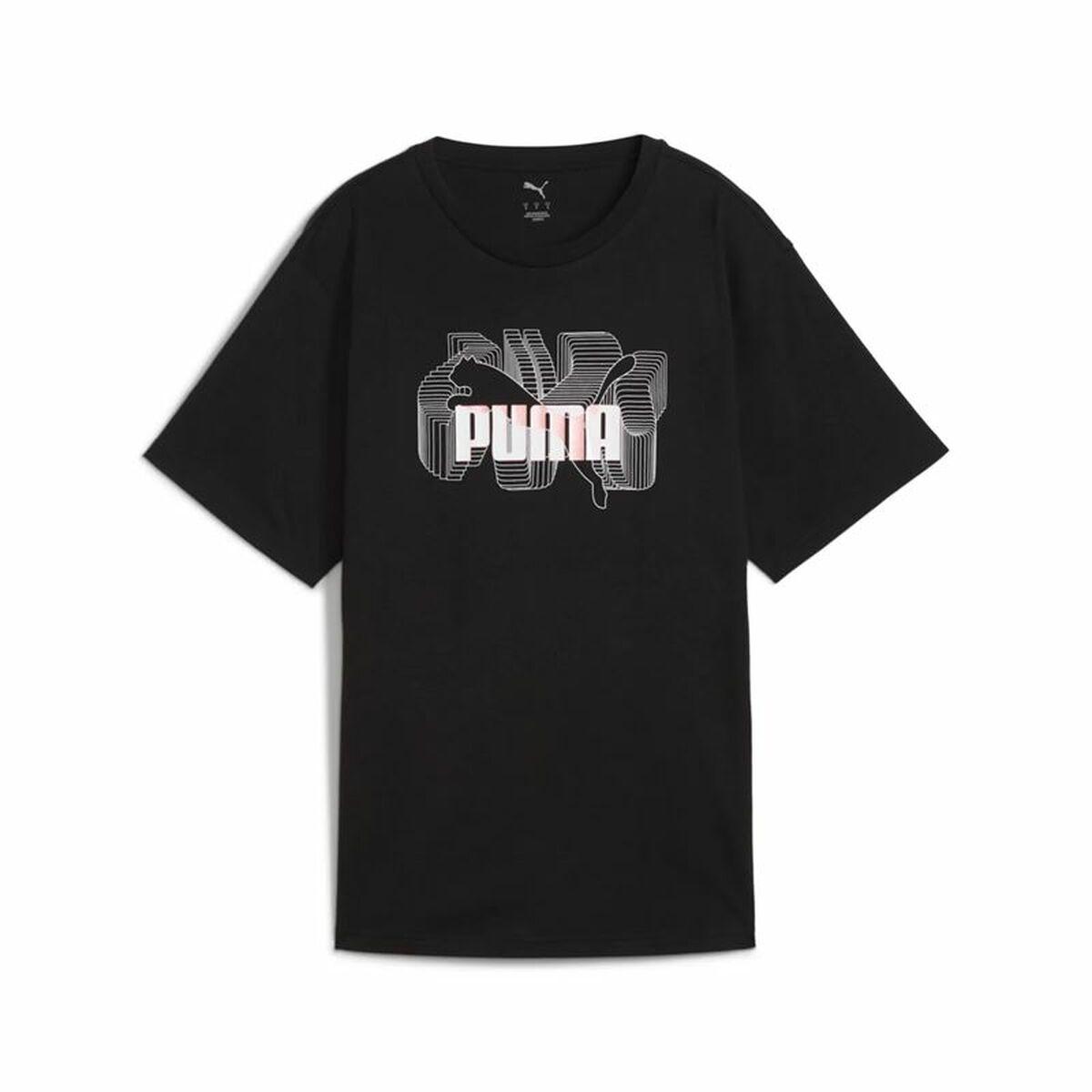 Puma Graphics Stacked dame T-shirt, kortærmet - S
