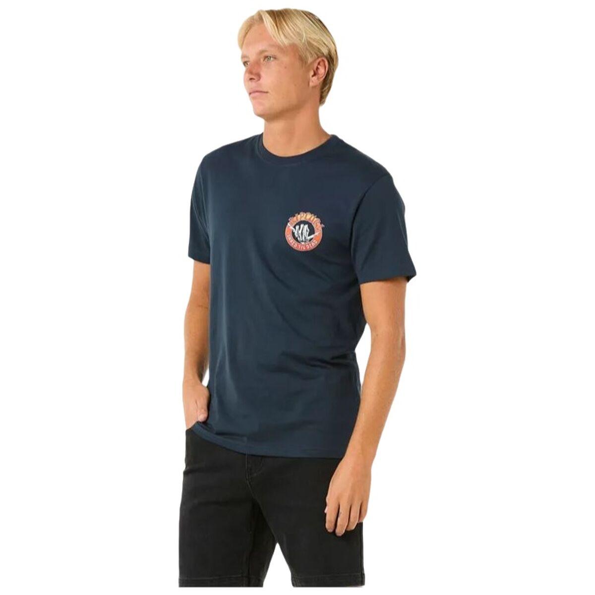 Rip Curl Shred Til Tee herre T-shirt, marineblå, M