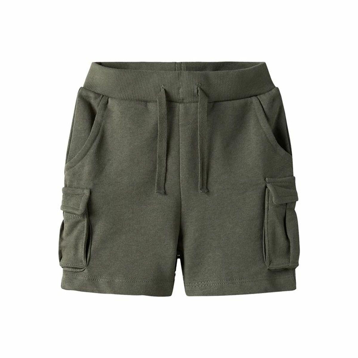 Name It Nmmoli shorts til børn - oliven, unisex, 6 år