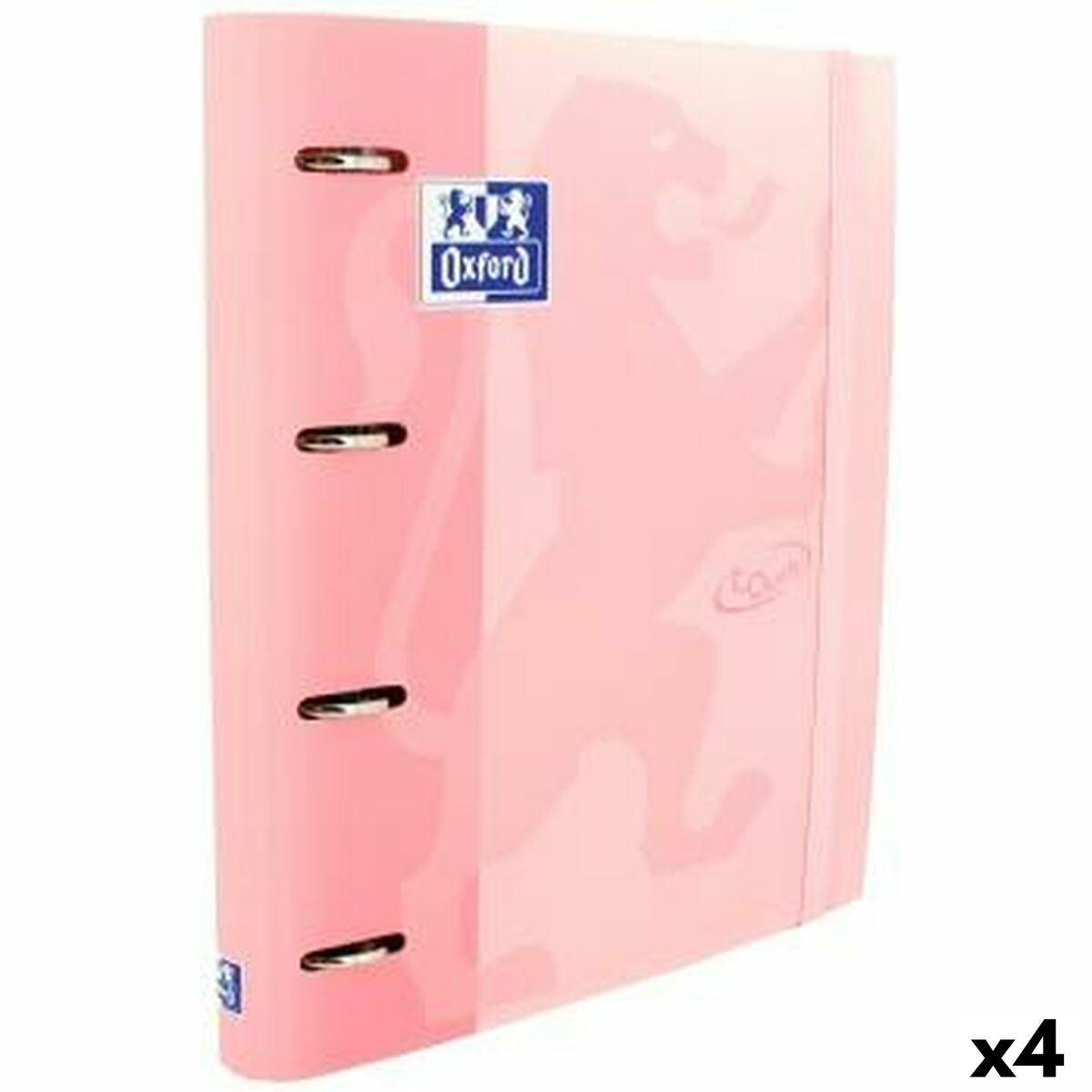 Oxford TOUCH ringbind Pink A4+ - sæt med 4