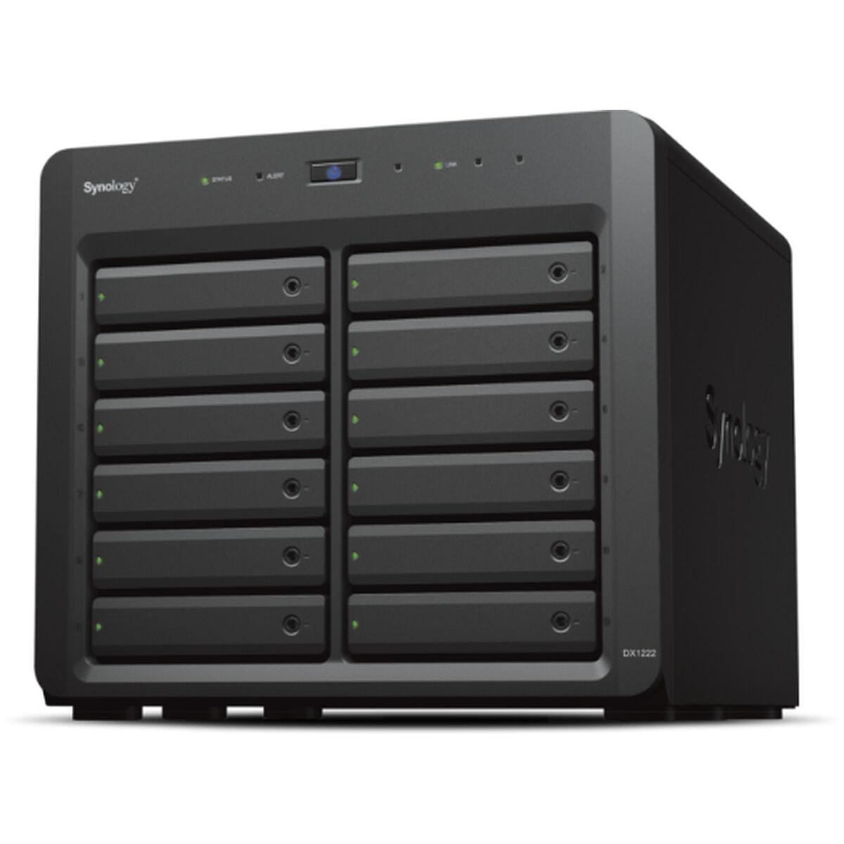 Synology Dx1222 Drevkabinet Hdd/ssd Kabinet Sort 2.5/3.5 tommer