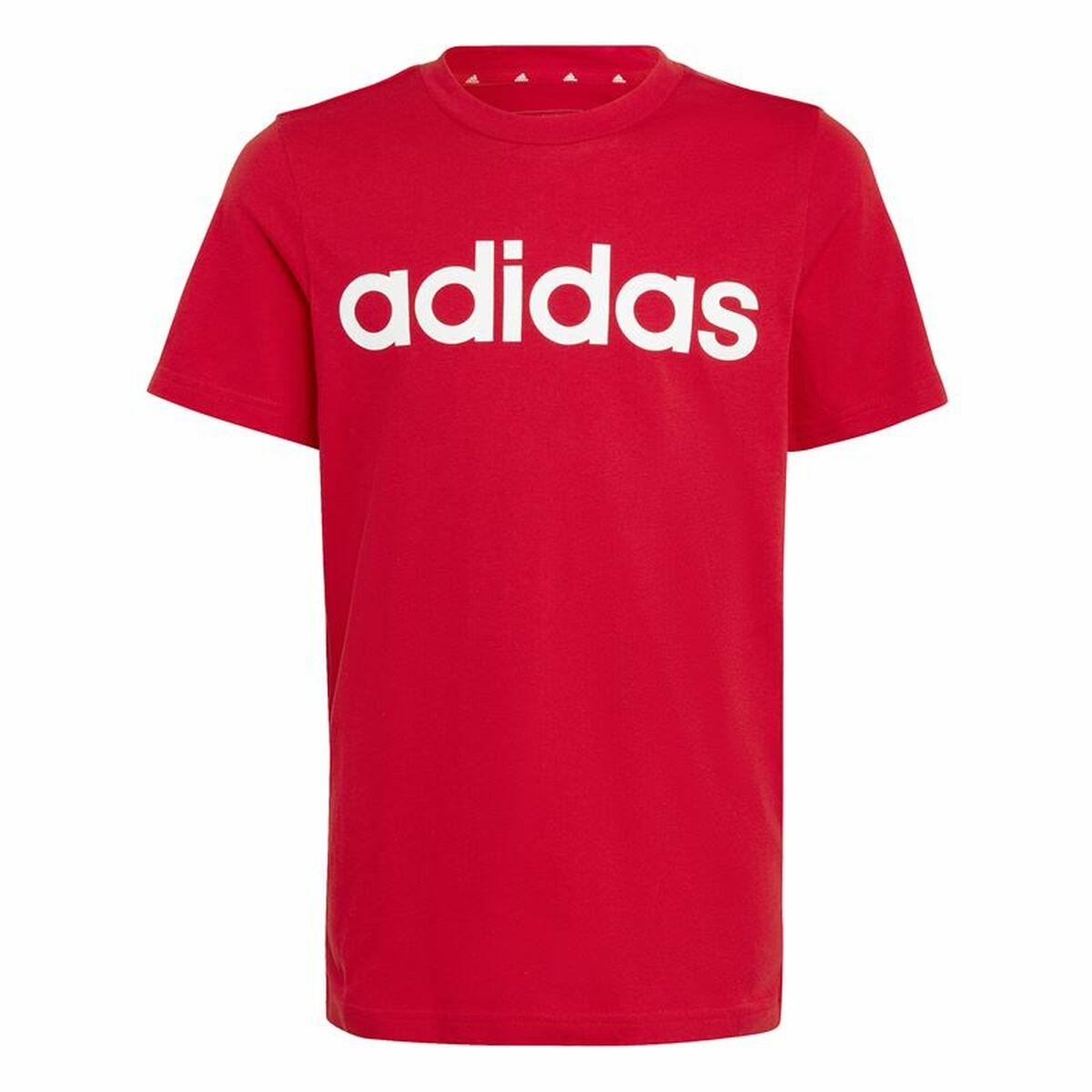 Adidas børne T-shirt med kort ærme - Lin Roja, 7-8 år