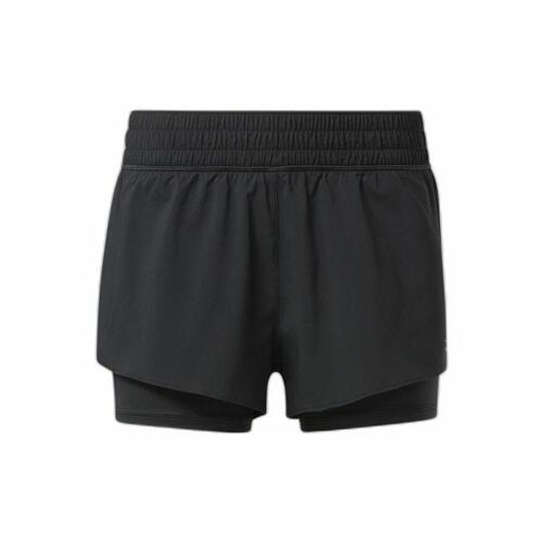 Reebok Wor Run 2-in-1 løbeshorts til kvinder - Sort (XL)